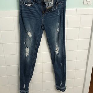 Ripped cutoff jeans!